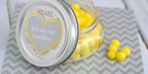 Valentine's Day LemonHead Jar