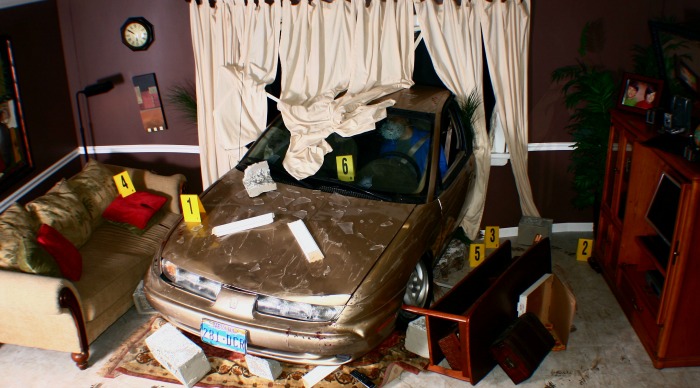CSI: The Experience A House Collided Crime Scene