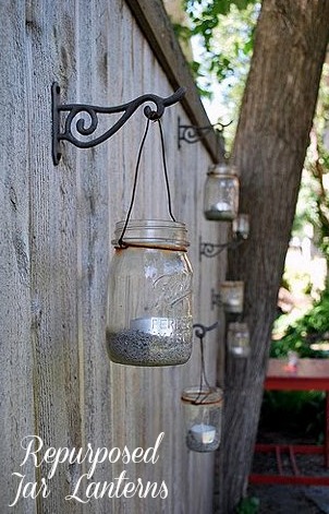 mason jar lanterns