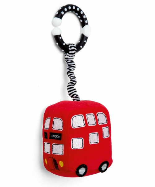 Mini Red Bus Stroller Toy