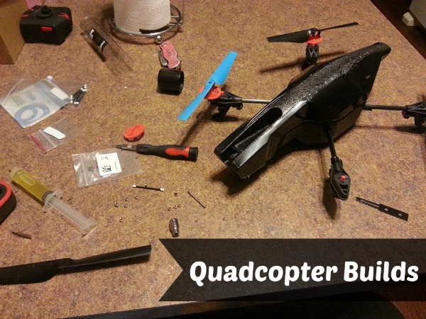 My husband's passion is quadcopters.