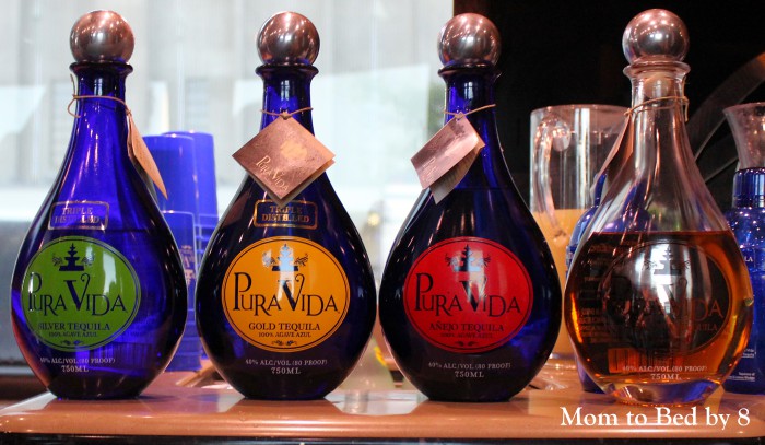 A nice selection of Pura Vida Tequila 