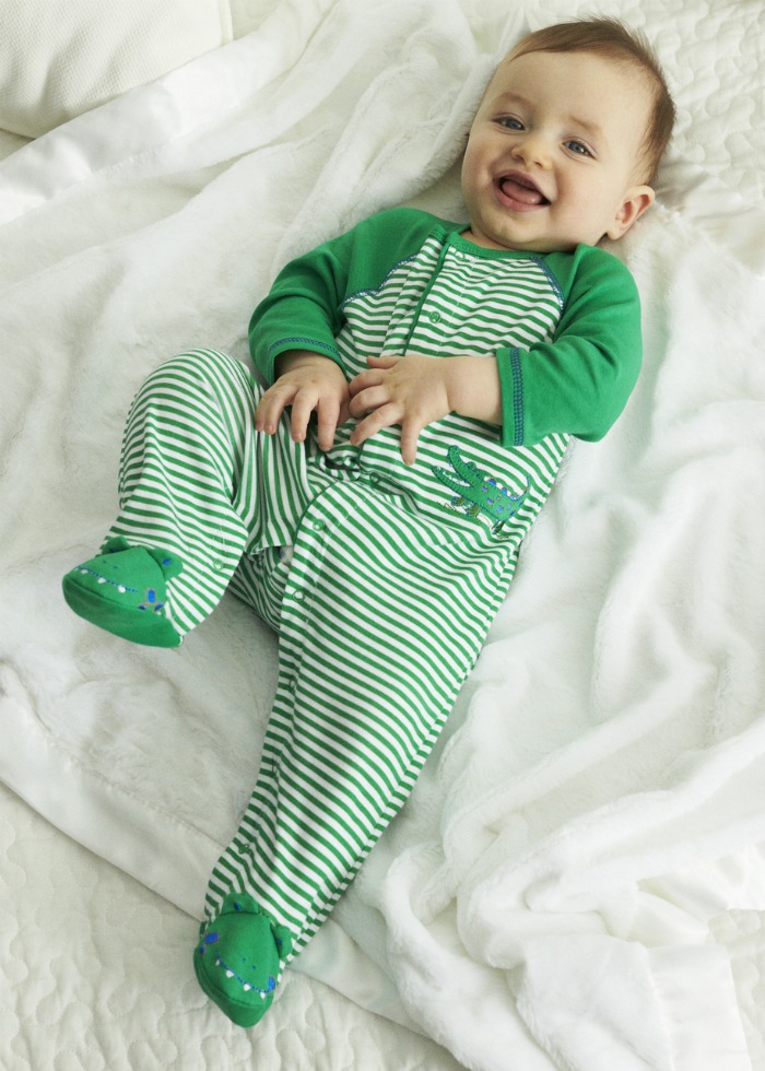 little me footie pajamas