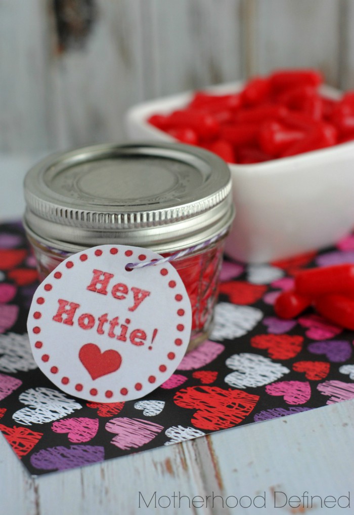 Hey Hottie Valentine Jar