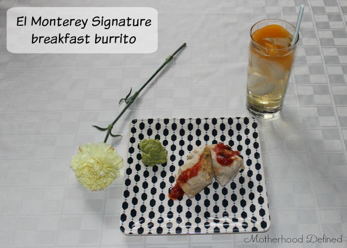 El Monterey Signature breakfast burrito