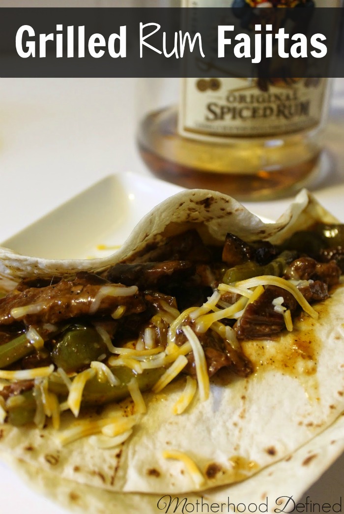 Grilled Rum Fajitas - Perfect for Camping and Summer Nights!