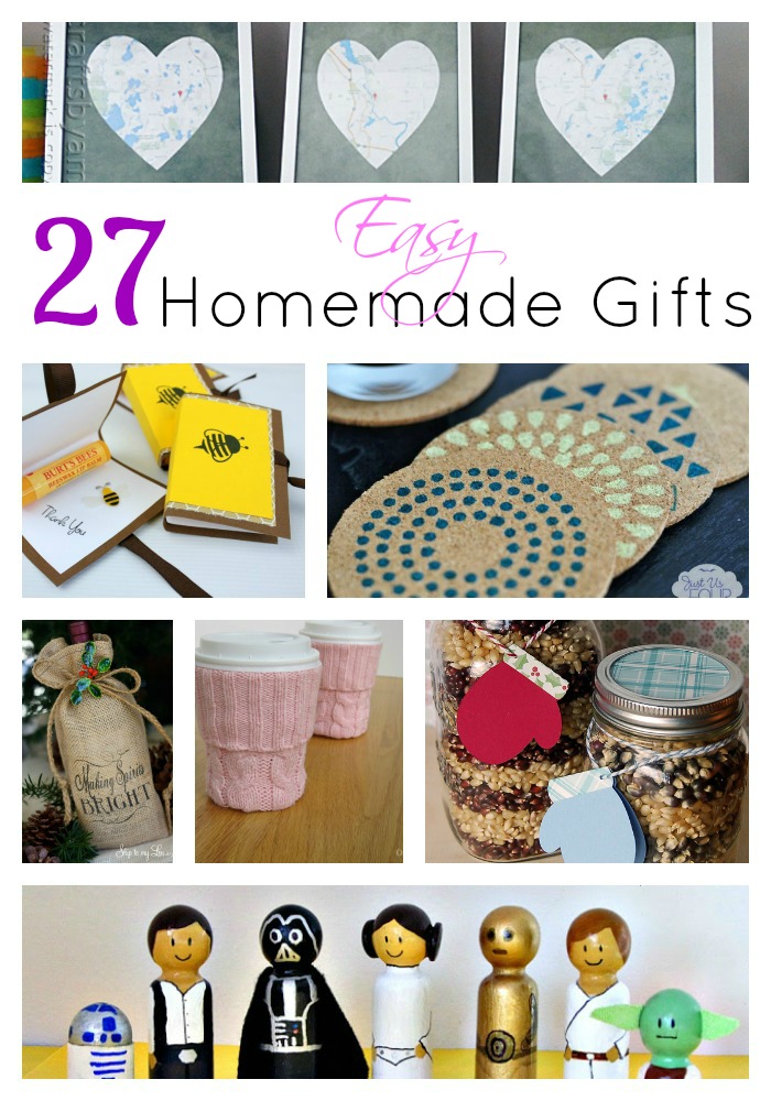 27 easy homemade gifts