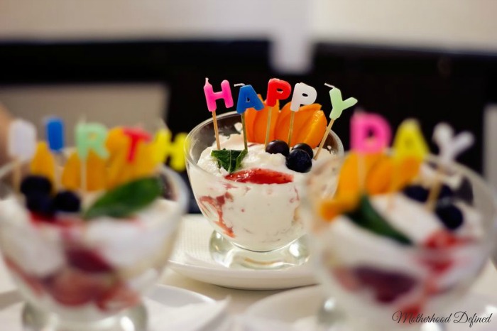 Rainbow Birthday Party Dessert