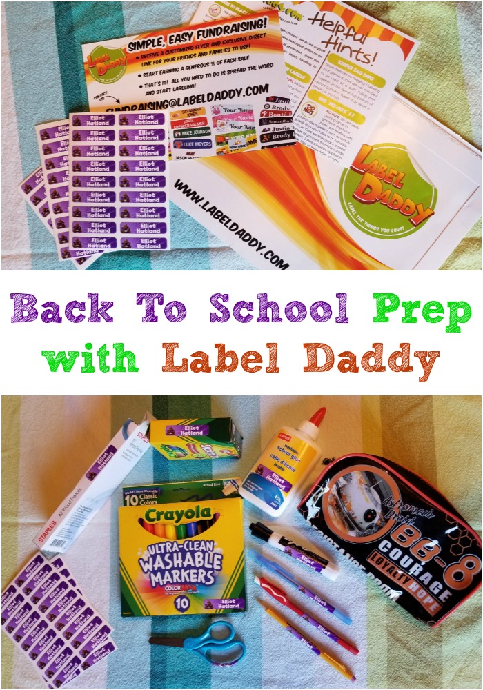 Back To School Prep with Label Daddy