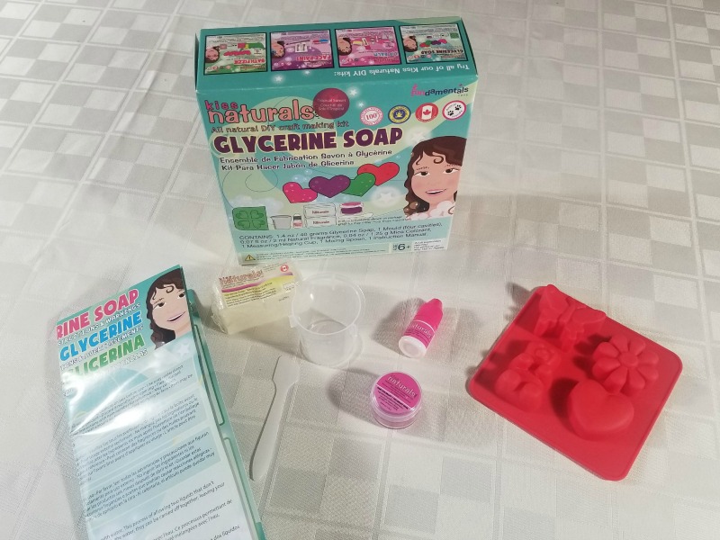 Kiss Naturals Mini Glycerine Soap DIY Craft Kit #HotHolidayGifts2017