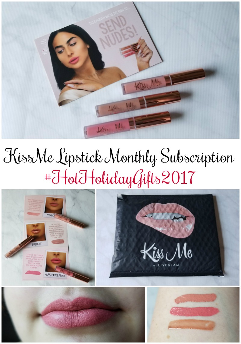 KissMe Lipstick Monthly Subscription #HotHolidayGifts2017