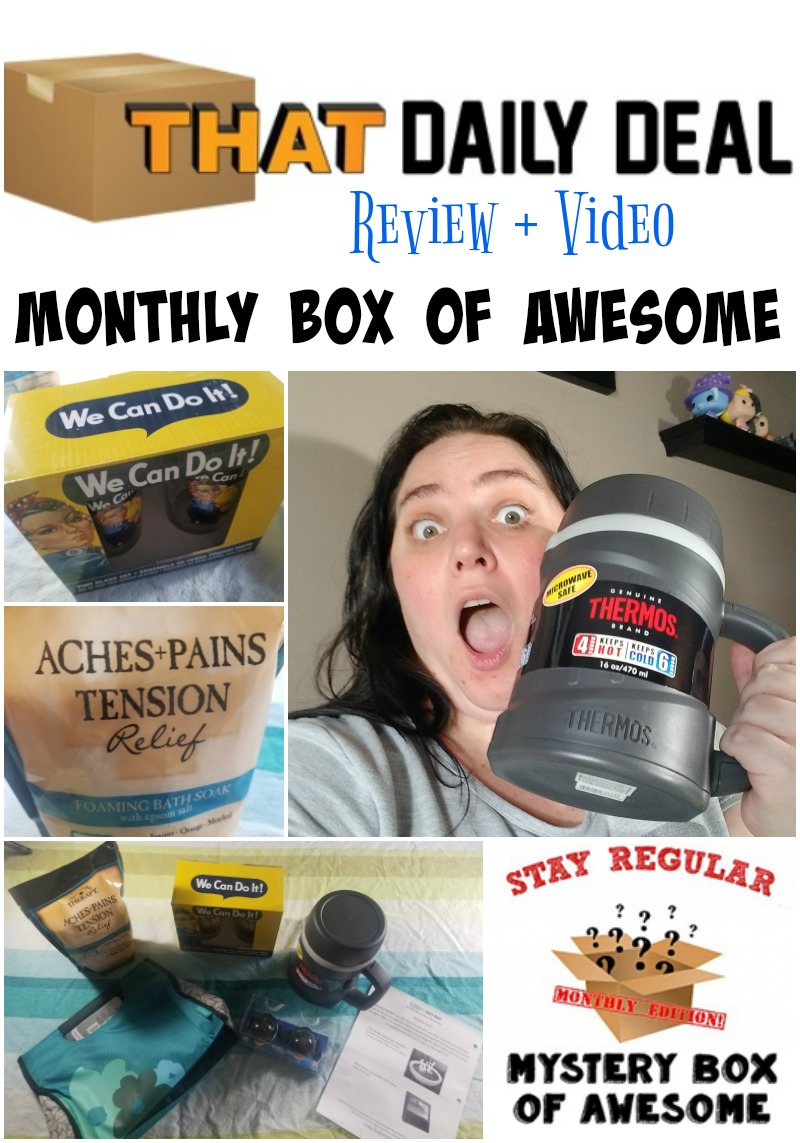 That Daily Deal Monthly Box of Awesome Review + Video Unboxing