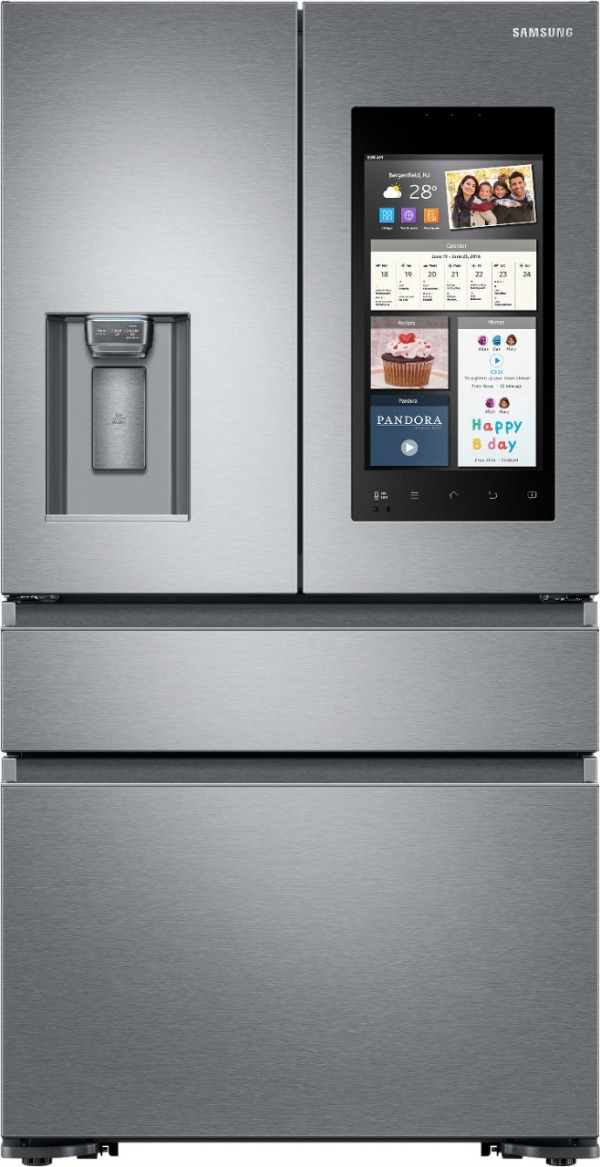 Samsung Prep for the Holidays: Samsung Family Hub 2.0 22.2 Cu. Ft. 4-Door French Door Counter-Depth Refrigerator