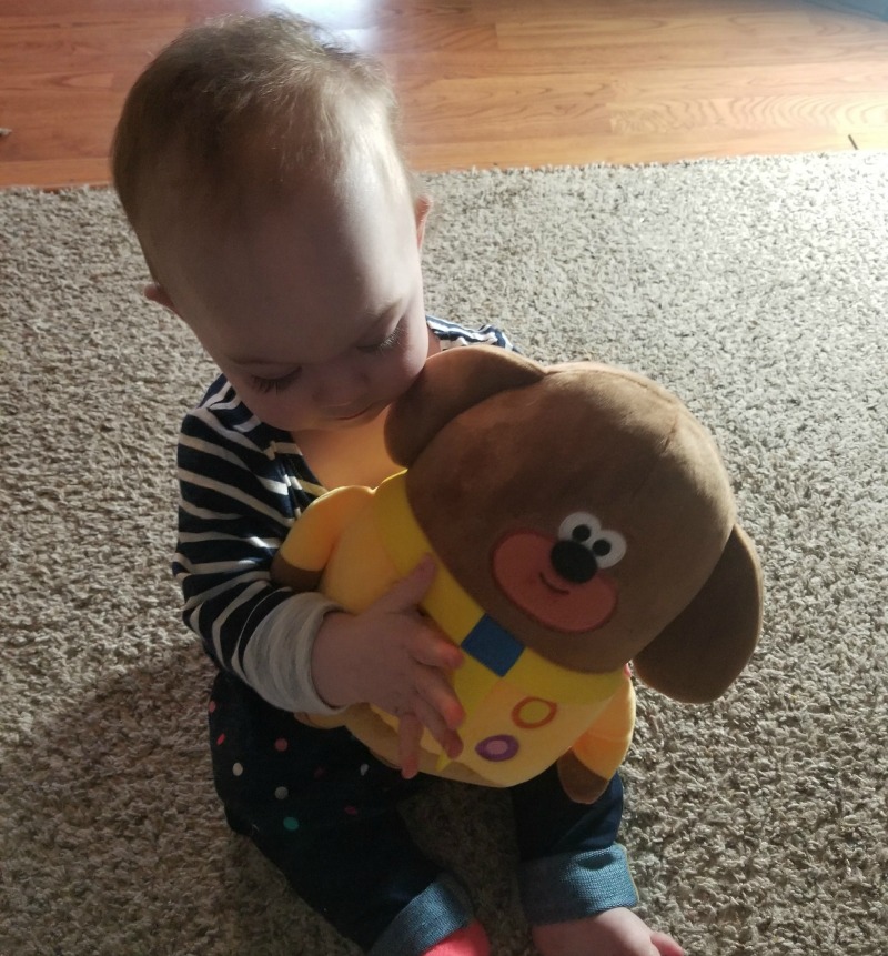 Gifts for Toddlers: Jazwares Hey Duggee, Huggable Duggee Plush #HotHolidayGifts