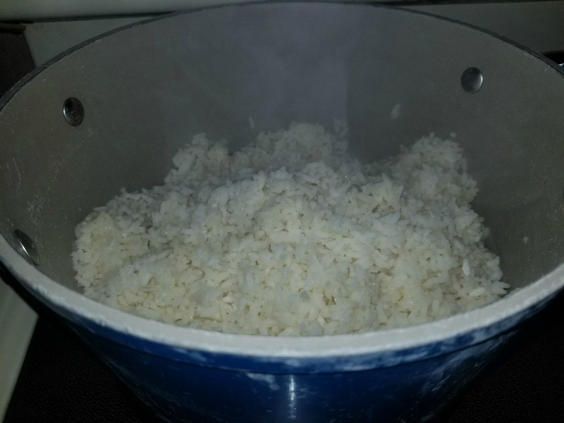 Fluffy, Cooked White Minute Rice