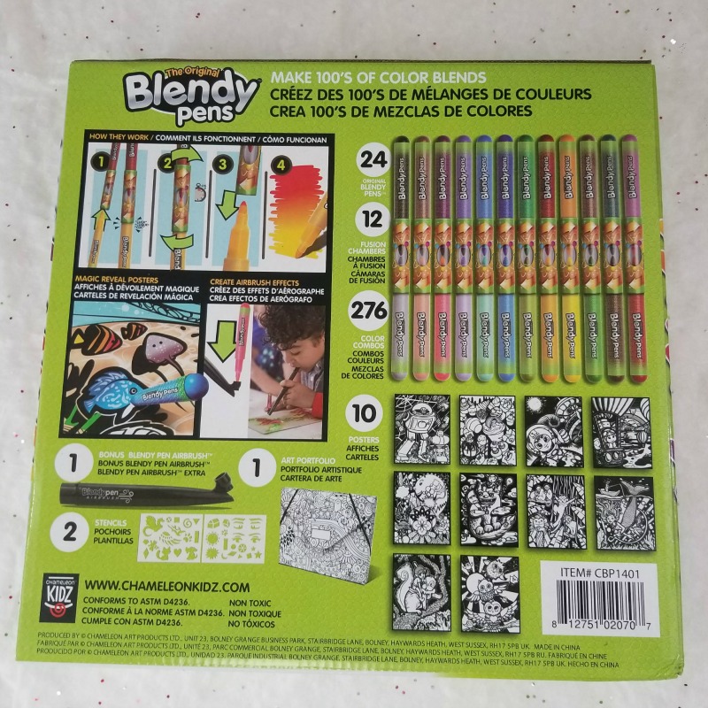 Therapeutic Coloring with the Blendy Pen Jumbo Kit #HotHolidayGifts2017