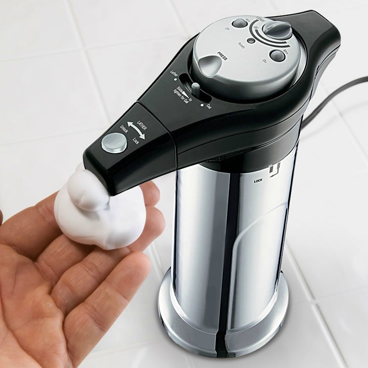 Gifts of Comfort from Hammacher Schlemmer ~  The Heated Shaving Lather Dispenser #HotHolidayGifts2017