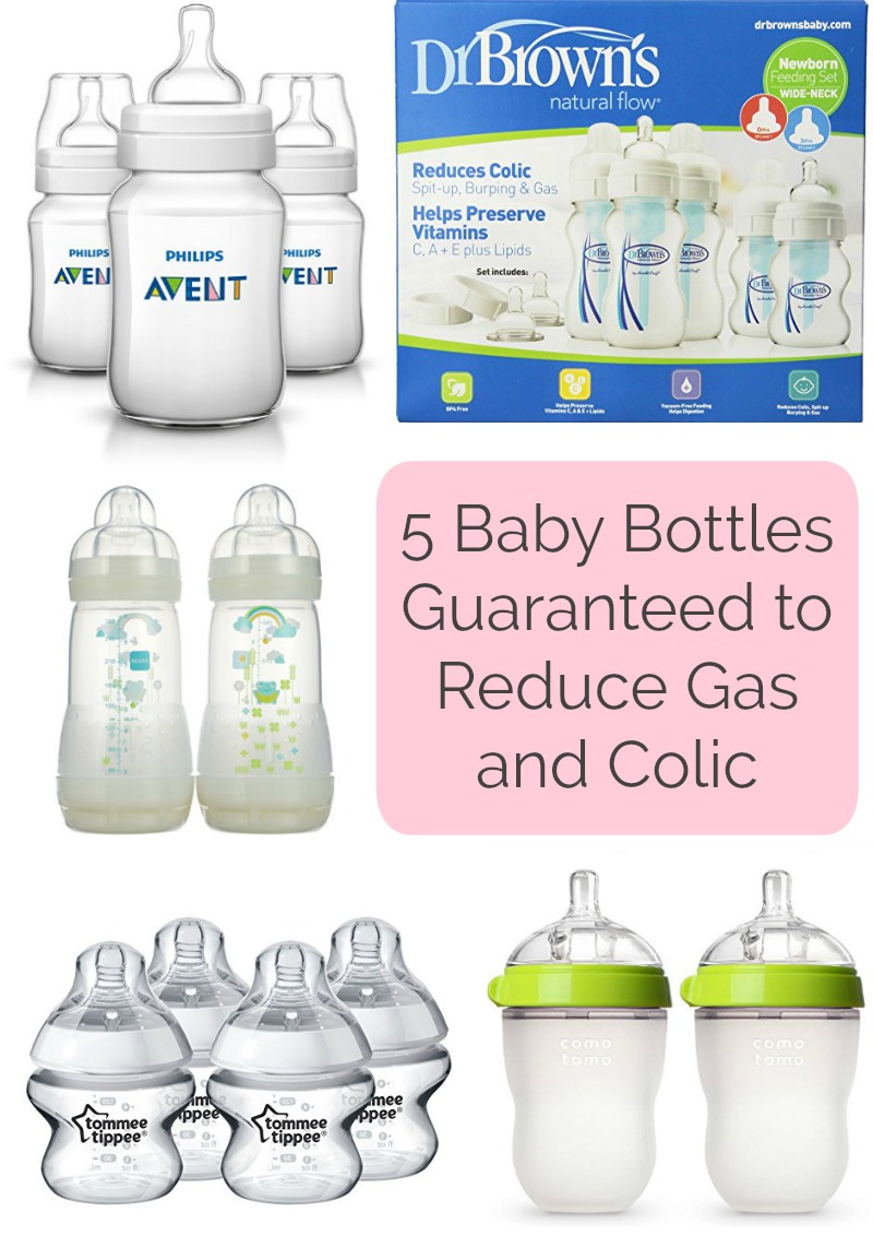 5 Baby Bottles Guaranteed to Reduce Gas and Colic