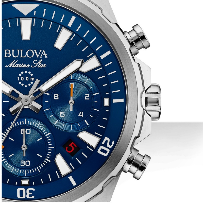 Bulova Marine Star Chronograph Two Tone Watch