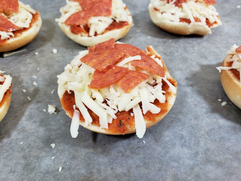 Homemade Pizza Bagel Bites The Perfect After School Snack Motherhood