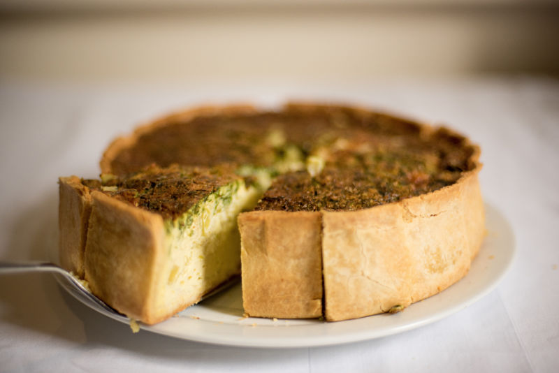 Cheese and Fresh Herb Quiche