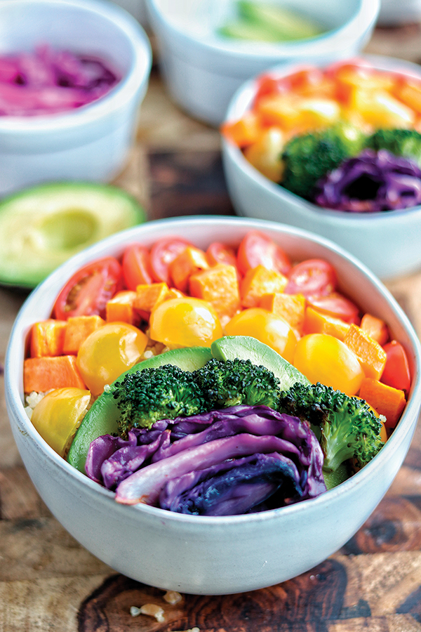 Encourage Healthy Eating Habits in Kids - Rainbow Buddha Bowl