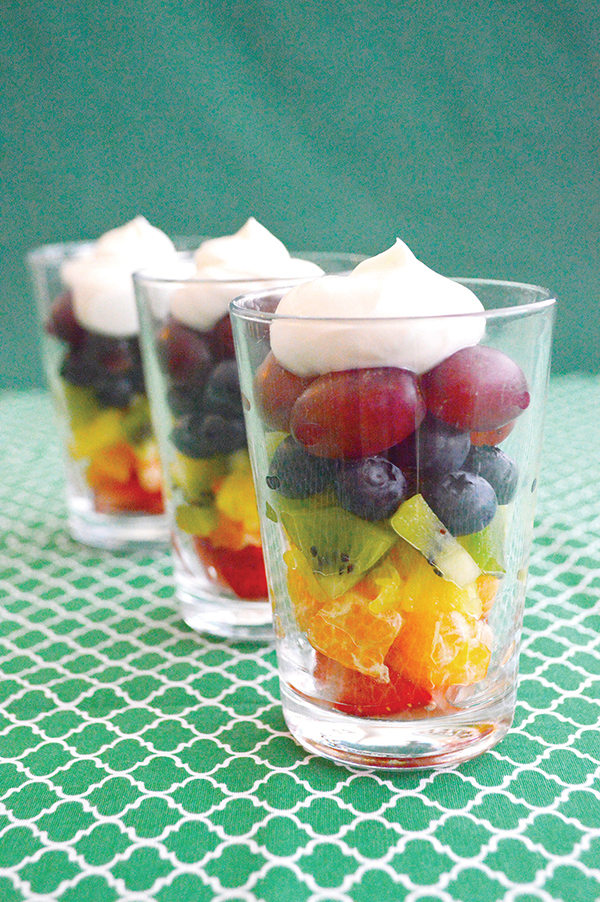Encourage Healthy Eating Habits in Kids - Rainbow Fruit Parfaits