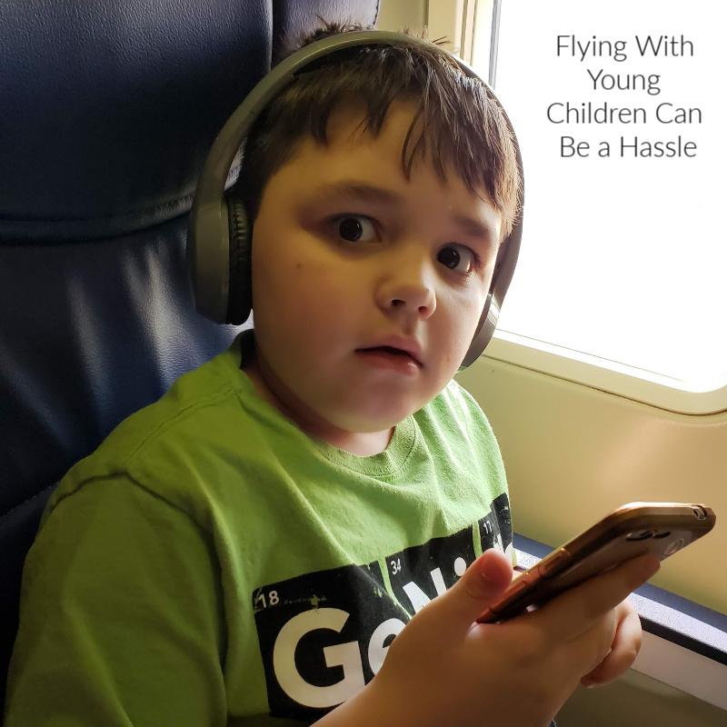 Flying With Young Children Can Be a Hassle